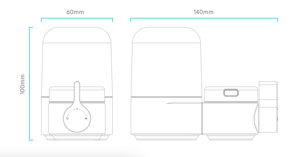 WJUAN filtre anti calcaire, filtre de robinet en coton PP rotatif à 360 °  en acier inoxydable, élément filtrant de 4 cm, filtre de robinet pour