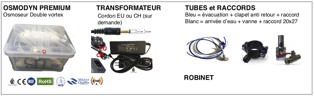 Dans votre colis Osmodyn Premium All in One